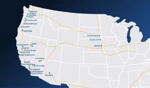 TEC locations map