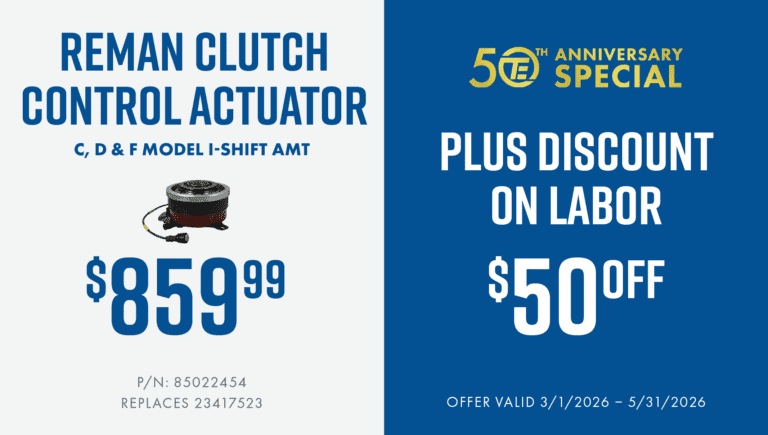 Reman Clutch Control Actuator offer details
